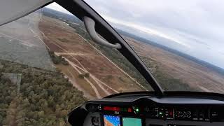 Landing in EBLE with a Robin DR401