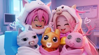 MOMON & ATUN ADOPSI HEWAN ANIMAL HOSPITAL di ROBLOX @BANGJBLOX
