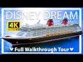 Disney dream  full walkthrough ship tour  review  ultra port canaveral orlando  cruise lines