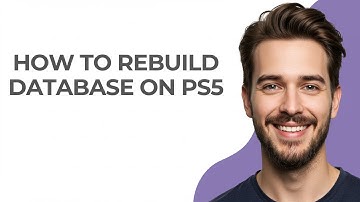 How To Rebuild Database On Ps5 - GUIDE!