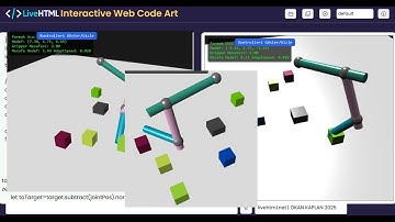 Advanced Robotic Arm Simulation with Adaptive CCD IK and Two-Finger Gripper