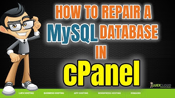 How to repair a MySQL database in cPanel_Luex Cloud Hosting Tutorials -