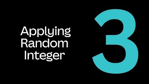 Python “Guess Number” Game Tutorial : Implementing Random Integer [Video 3/3]