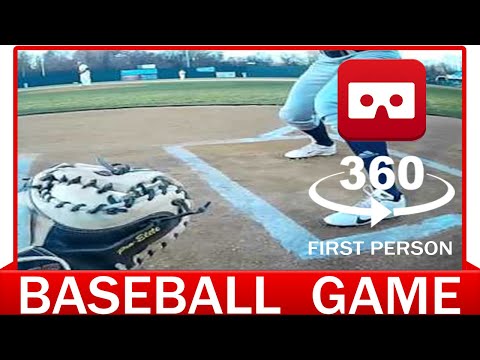 360° VR VIDEO - BASEBALL In First Person 360 Game - VIRTUAL REALITY 3D