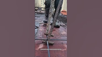 Rebar Tying: Strengthening Concrete Foundations 💪🏗️