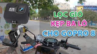 【Tech Time】Mút Lọc gió - kẹp ba lô TELESIN cho GOPRO HERO 8 BLACK | Ê Hiếu!