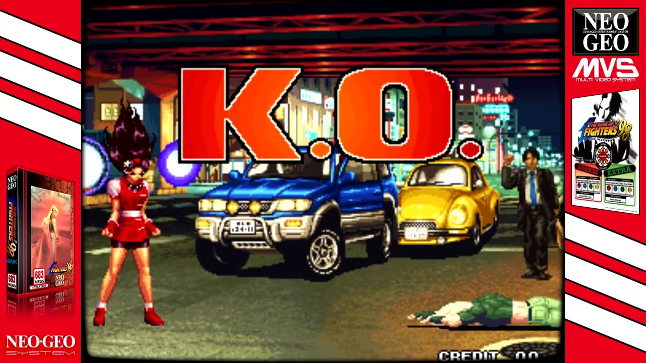 더킹오브파이터즈 아케이드 시즌98 울트라하드 최고 어려운 난이도로 1코인 실기 플레이 완료