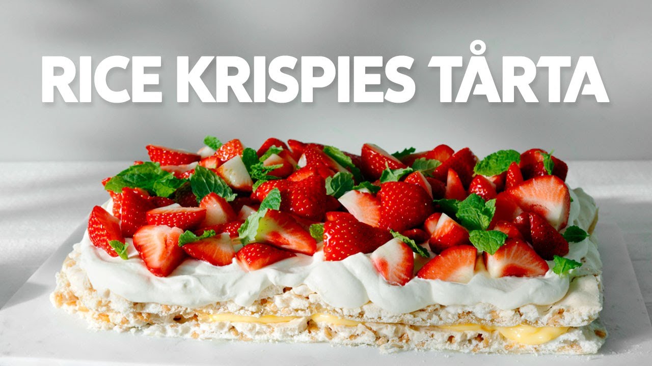 Gör en mumsig Rice Krispies-tårta till påsk - så gör du steg för steg!