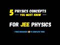 5 Physics Topics that Ruin JEE Ranks (Avoid the Trap)