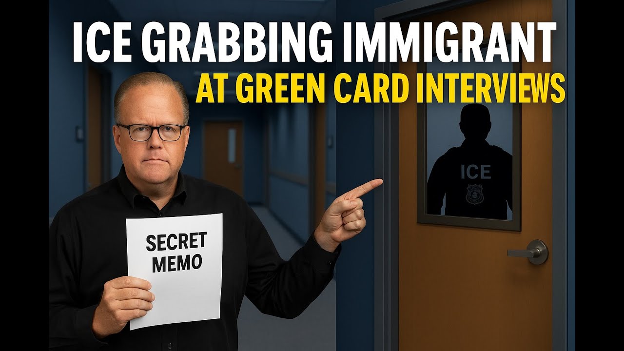 ICE захватывает иммигрантов на собеседованиях по поводу грин-карт