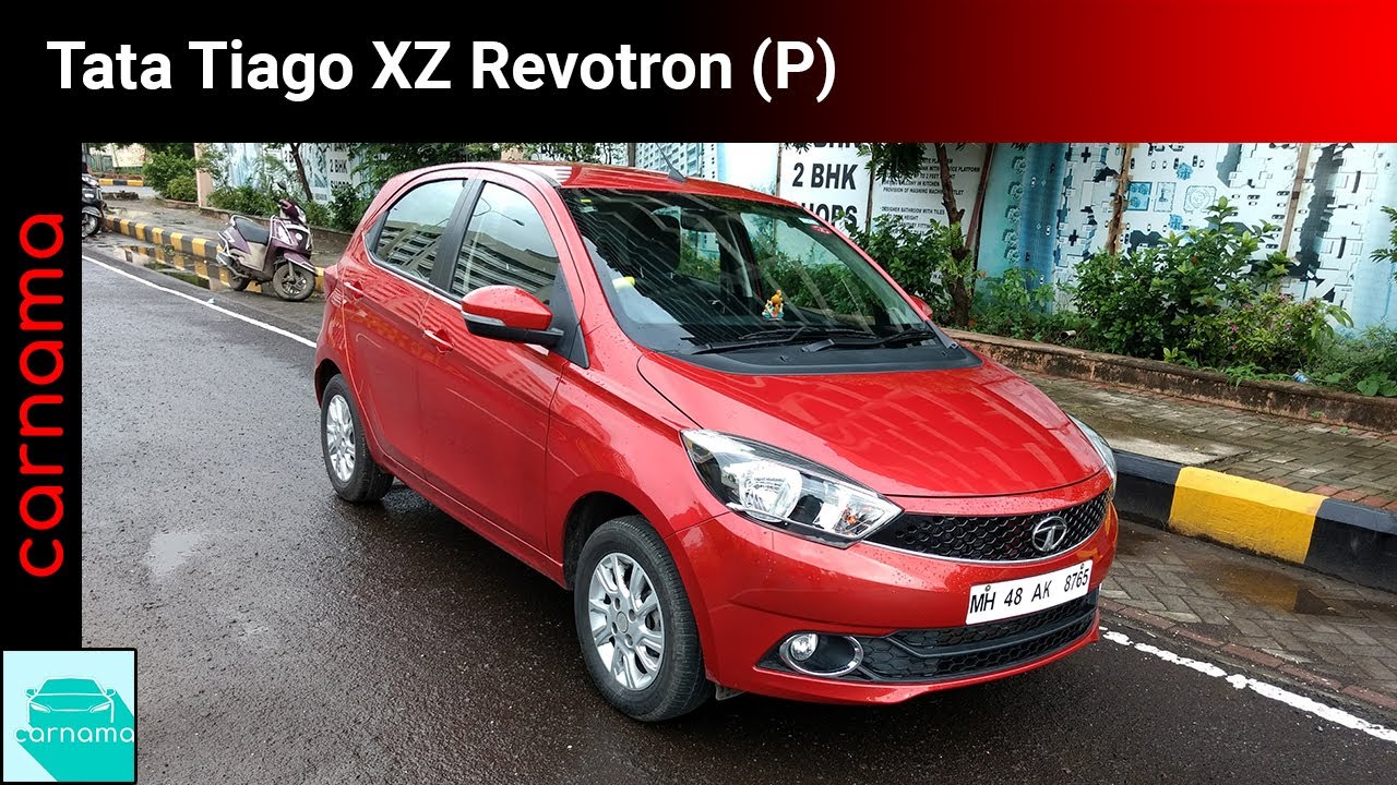 2017 Tata Tiago XZ Revotron Petrol Walkaround, Engine Sound and Motion | carnama