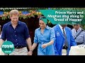 Prince Harry and Meghan sing along to 'Bread of Heaven' at Tonga school