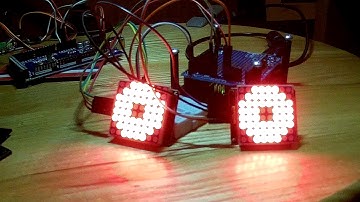 8X8 LED matrix eyes program