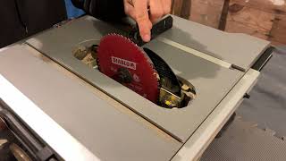 How To Remove The Riving Knife On The DeWalt DWE 7485 Table Saw
