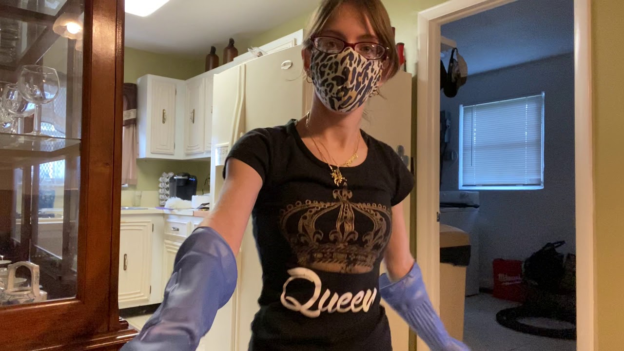 ASMR!! Cleaning Vlog!! 🧽🧼🦠Cleaning & Polishing The Kitchen Furniture