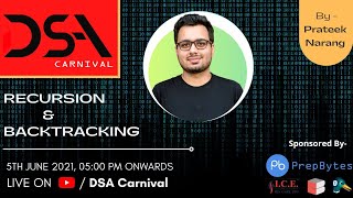Recursion & Backtracking | DSA Carnival | Data Structures & Algorithms Bootcamp