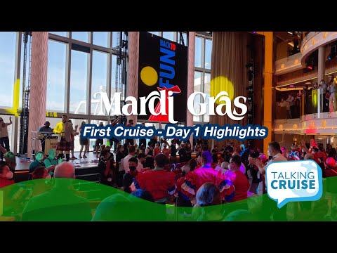 Carnival's Mardi Gras - First Cruise (Day 1 Highlights)