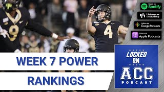 ACC Football Week 7 Power Rankings Revealed - Is Wake Forest Safe at The Top?