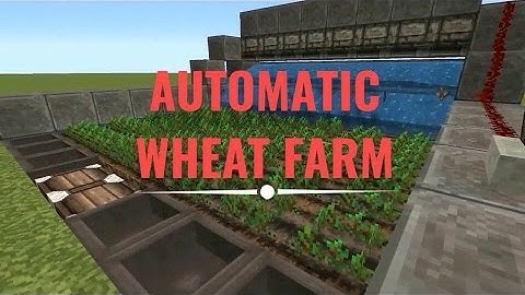 Minecraft - Automatic Wheat Farm Tutorial