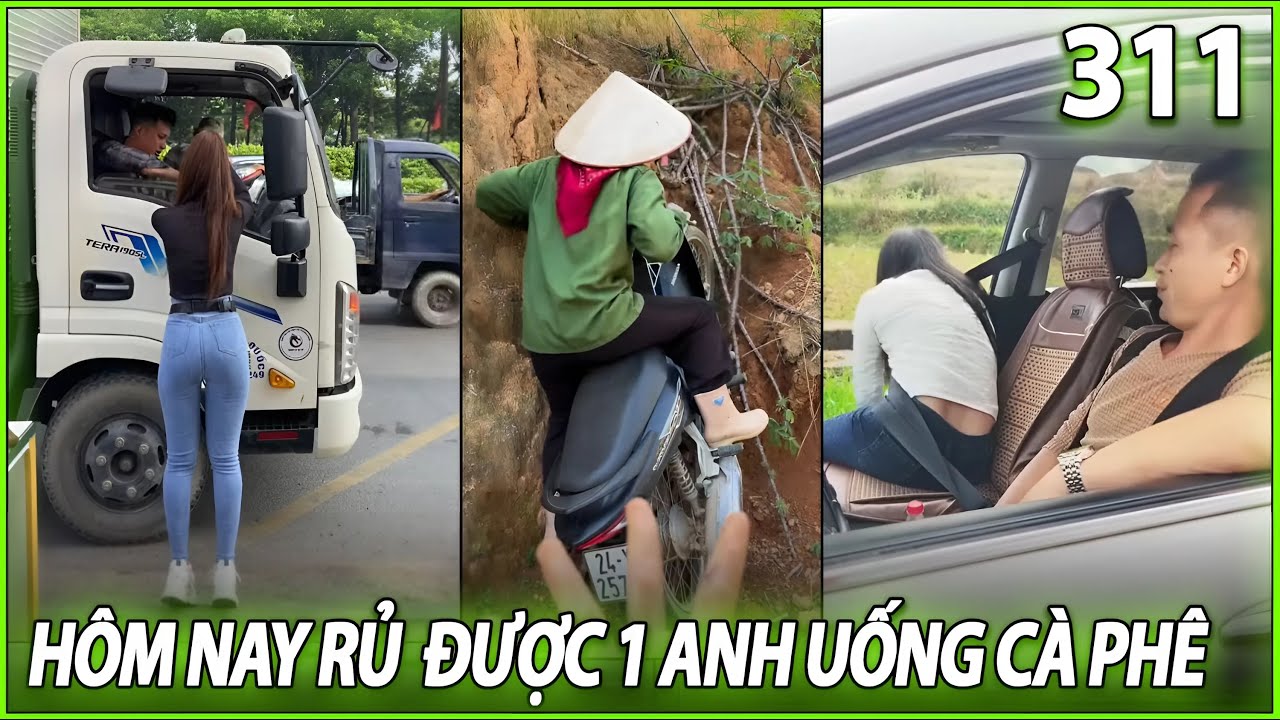 Ừ Thì Xe Phần 311 : Rủ được một anh trai đi uống cà phê | @Ừ Thì Xe