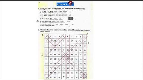 Unit 1, Number Patterns, Part 12, Whole numbers and Operations, One Nation One Curriculum