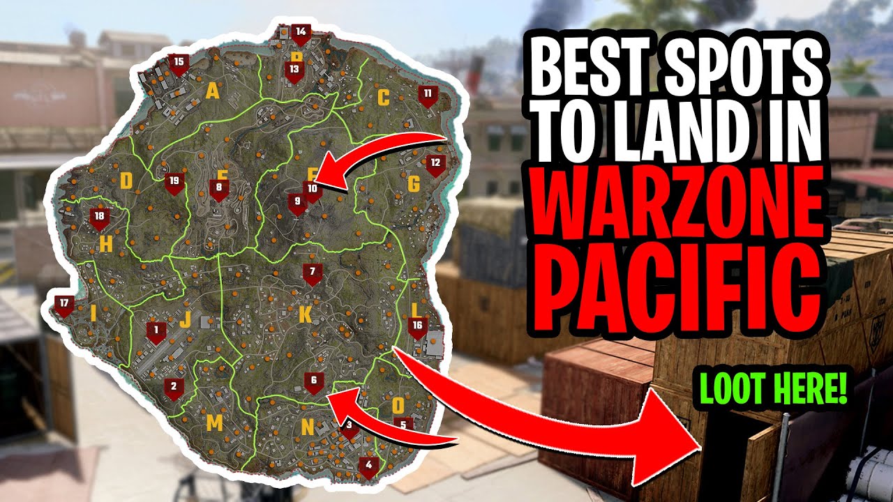 BEST Landing Spots In Warzone Pacific! (Best Guns & Loot)