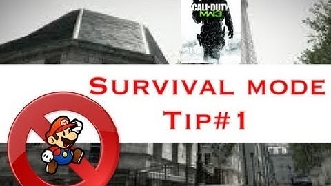 Modern Warfare 3: Hiding Spots(resistance) Survival glitch