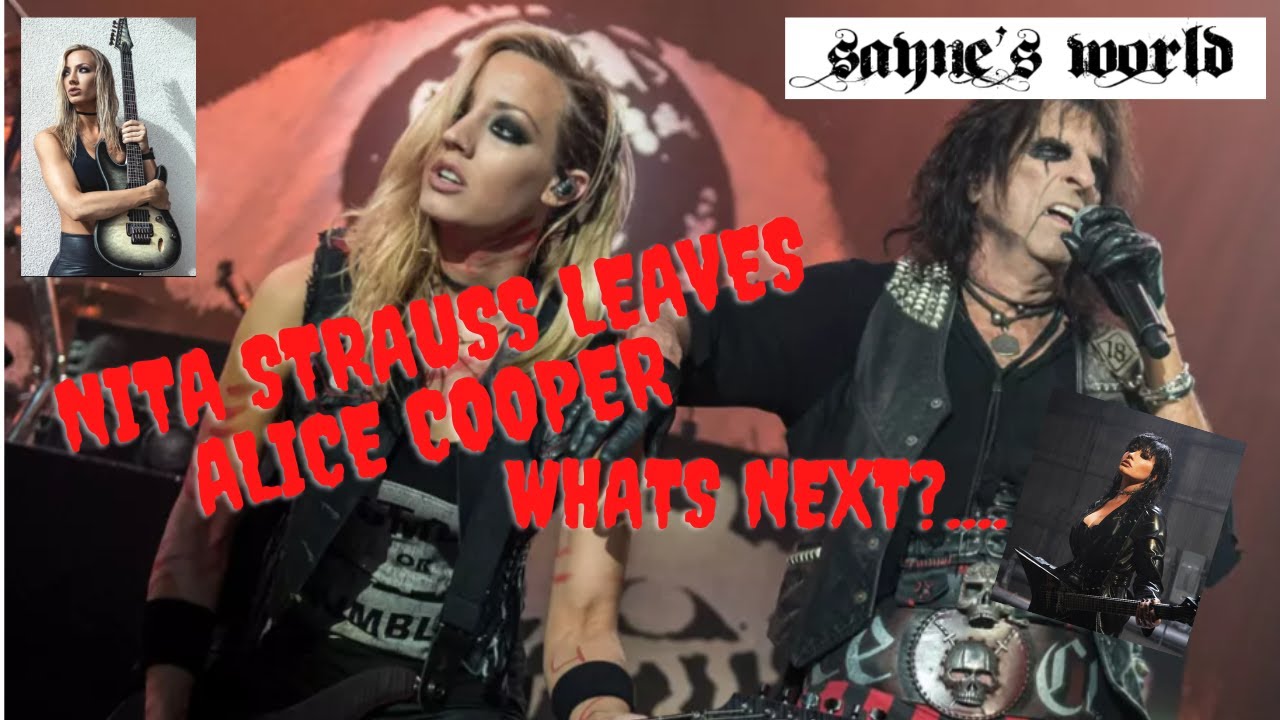 Nita Strauss Leaves Alice Cooper L Solo Festival Dates Cancelled L Nita