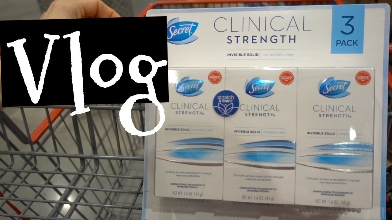 Vlog Costco & Kroger Grocery Shopping Haul & Deodorant Dr Dray YouTube