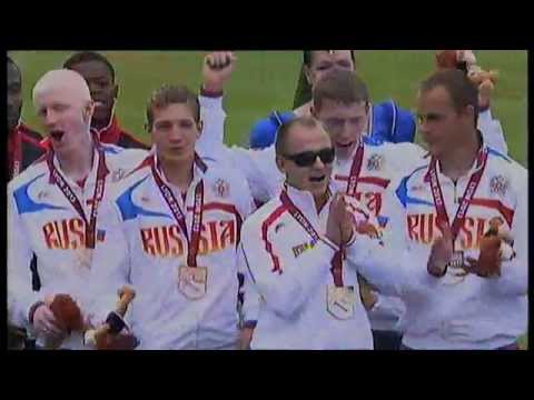 Athletics - men's 4x100m T11-13 Medal Ceremony - 2013 IPC Athletics
World Championships, Lyon