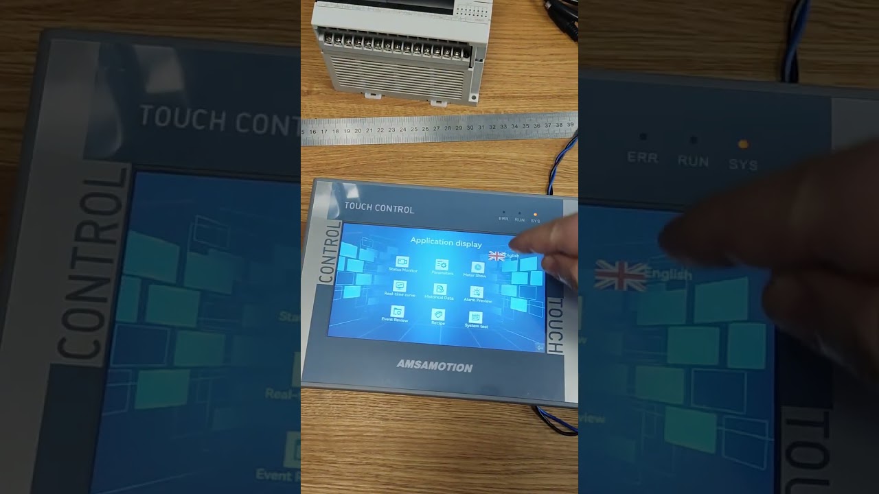 Обзор на PLC-HMI панель HM7A-32MT Amsamotion