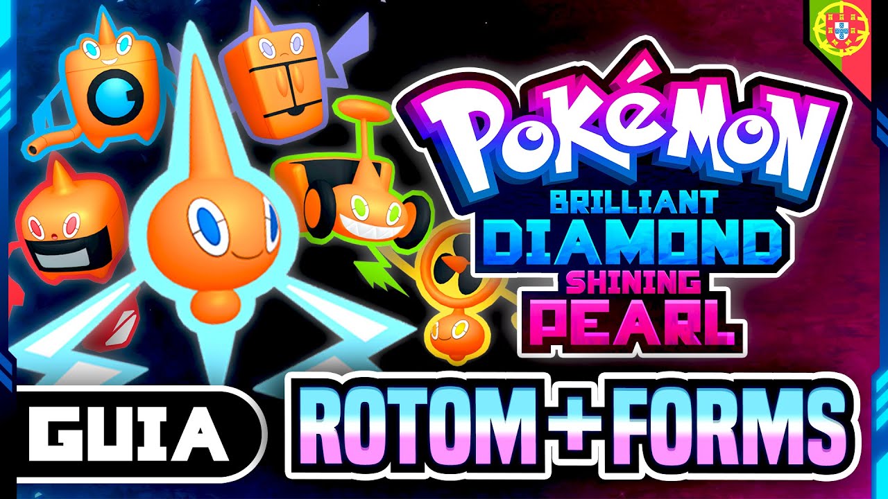 COMO CAPTURAR ROTOM E MUDAR A FORMA! GUIA POKÉMON BRILLIANT DIAMOND