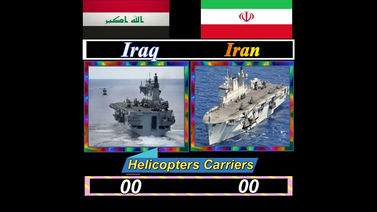 iraq vs iran military navy power 