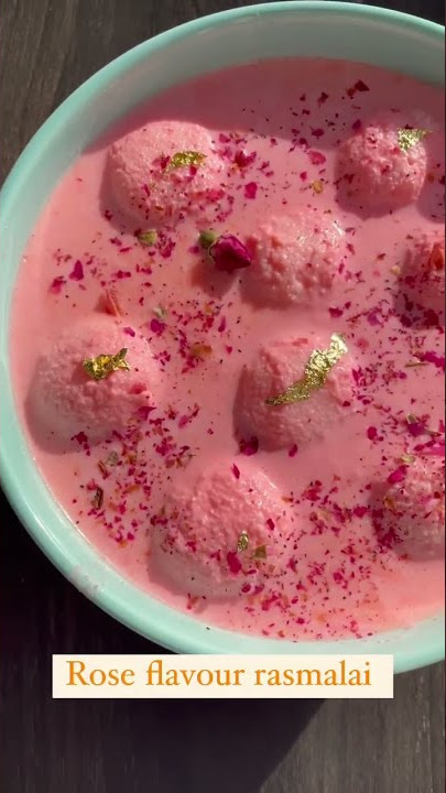 Rose rasmalai hack | Make Quick dessert on Diwali