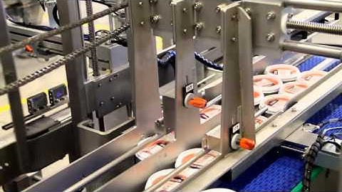 Lantech CP 1000 Case Packer For Plastic Food Cups