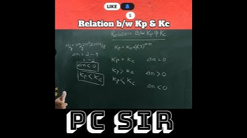 Equilibrium | Kp & Kc Relation #chemistry #shorts #viralvideo