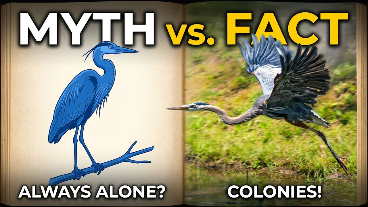 The truth about Great Blue Herons: A Docummentary Photo Video