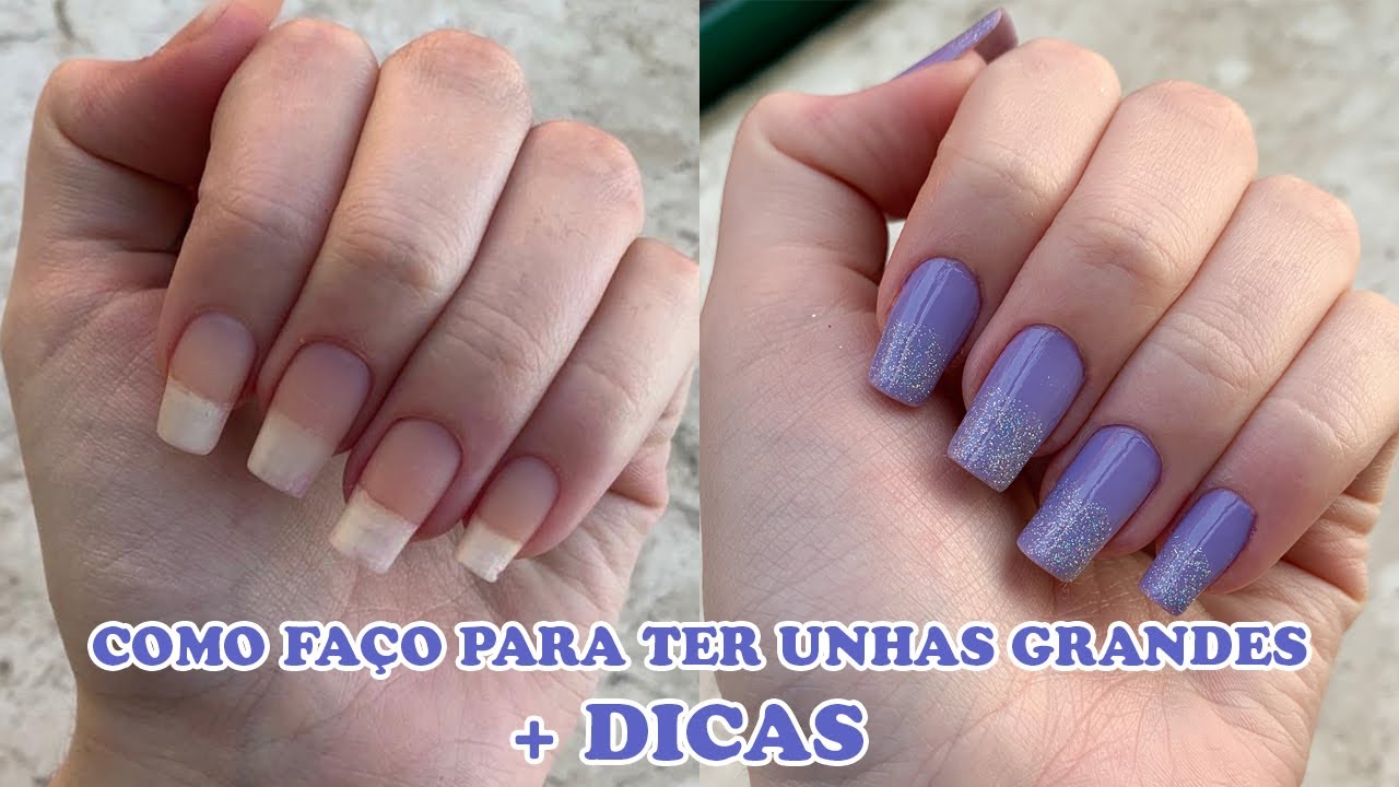 Unhas grandes + Dicas! | Fernanda Coelho