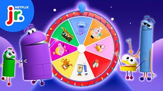 Mystery Wheel of Fun Facts 💫 StoryBots: Answer Time | Netflix Jr