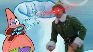 Spongebob and Patrick Challenge Buddy the Elf