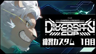 【DIVERCITYCUP】　練習カスタム　1日目　【APEX】