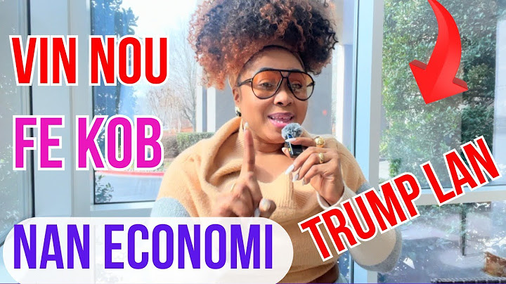 Men koman pou fe kob nan economi Trump lan.