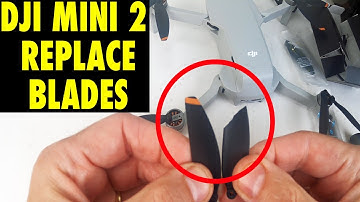 DJI Mini 2 Drone How To Replace The Propellers Blades