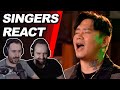 Singers react to daryl ong feat mark michael garcia  james ingram hits  reaction