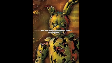 Springtrap Is The Most Powerful FNAF Character #shorts #fnaf