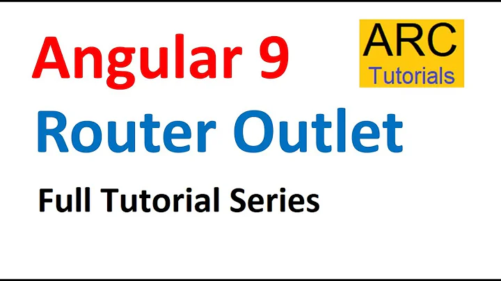 Angular 9 Tutorial For Beginners #32 - Router Outlet