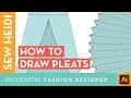 How to Draw Pleats in Illustrator How to Draw Pleats in Illustrator