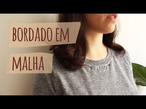 Vídeo: Como Decorar Uma Camiseta Com Bordado