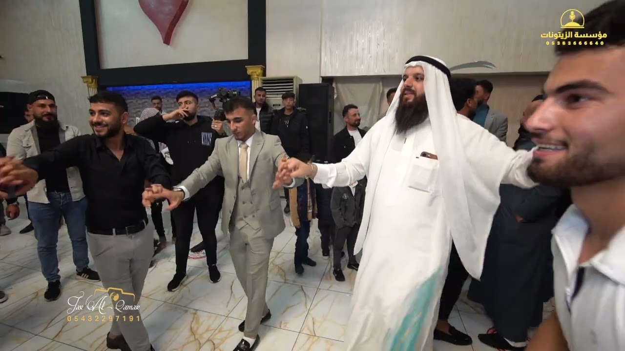 افراح عشيرة الغنايم أهالي الحمره العريس عبدالحنان الحمود الفنان خالد الجبوري PART 4