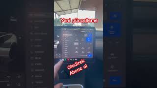 Güncelleme #tesla #keşfet #automobile #hızlışarj #elektrikliaraba